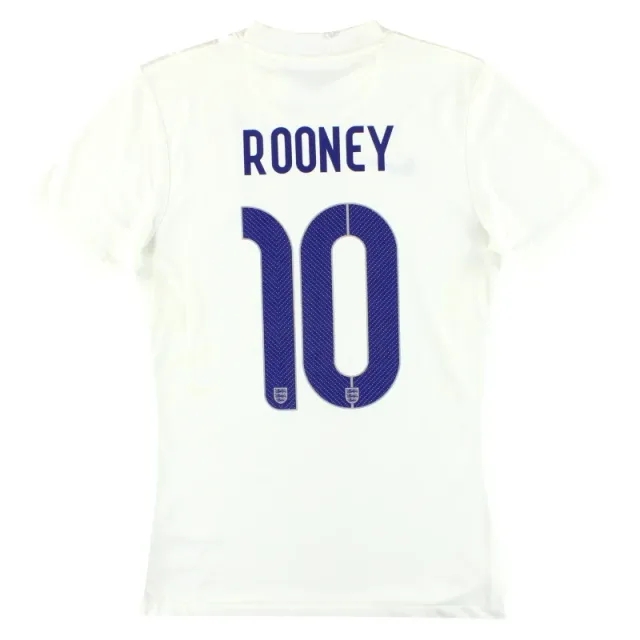 2014-15 England Nike Authentic Home Shirt Rooney #10 S - England / Excellent / Small