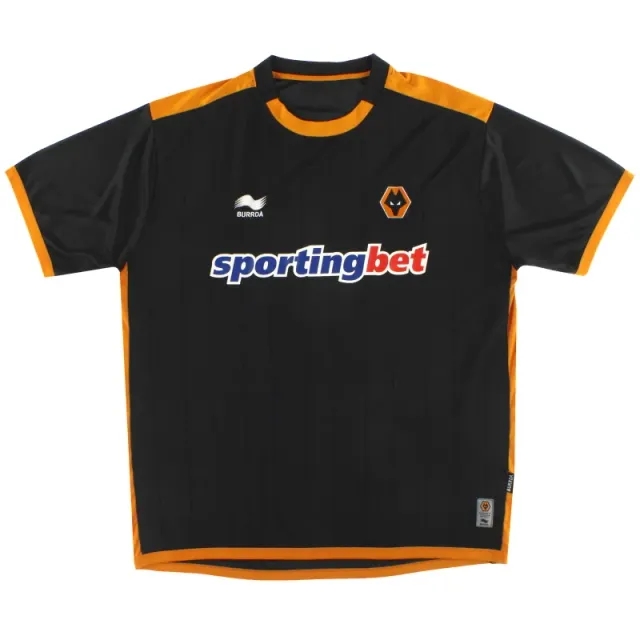 2010-12 Wolves Burrda Away Shirt M - Wolves / Excellent / Medium