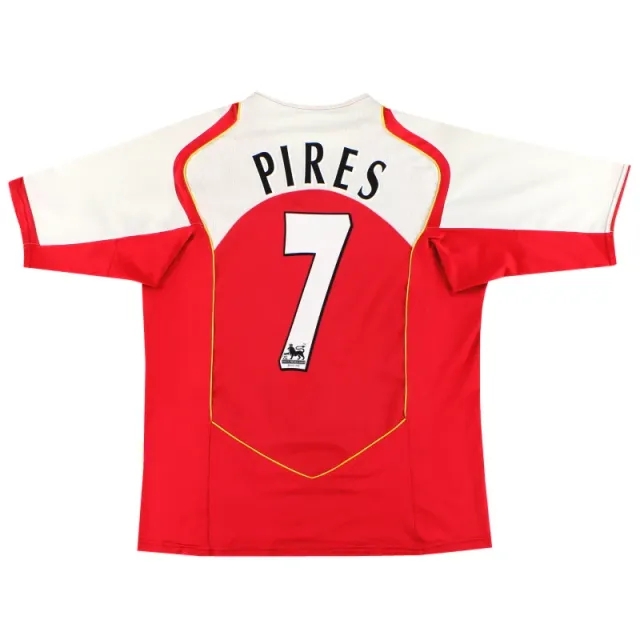 2004-05 Arsenal Nike Home Shirt Pires #7 L - Arsenal / Excellent / Large