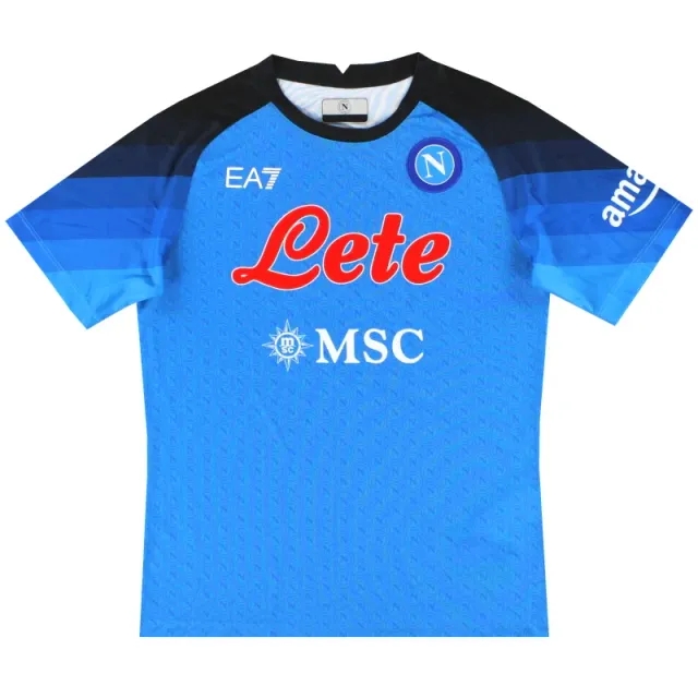 2022-23 Napoli EA7 Home Shirt *As New* Youth - Napoli / As New / 12 Years