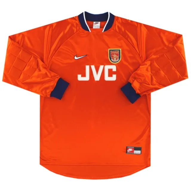 1997-98 Arsenal Nike Goalkeeper Shirt L - Arsenal / Excellent / Large
