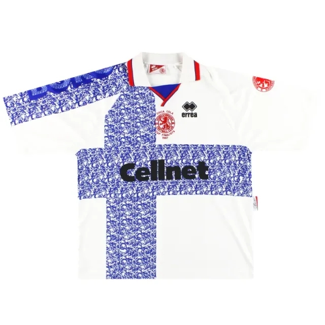 1996-97 Middlesbrough Errea 'Cup Finalists' Away Shirt XXL - Middlesbrough / Very good / XXL