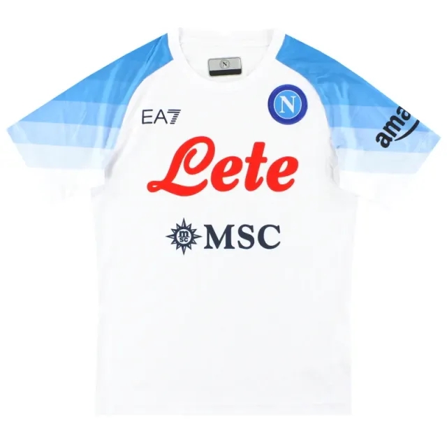 2022-23 Napoli EA7 Away Shirt *As New* Youth - Napoli / As New / 10 Years