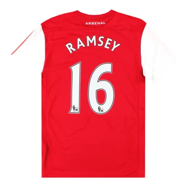 2011-12 Arsenal Nike '125th Anniversary' Home Shirt Ramsey #16 M - Arsenal / Excellent / Medium