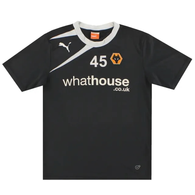 2013-14 Wolves Puma Player Issue Training Shirt #45 M - Wolves / Excellent / Medium