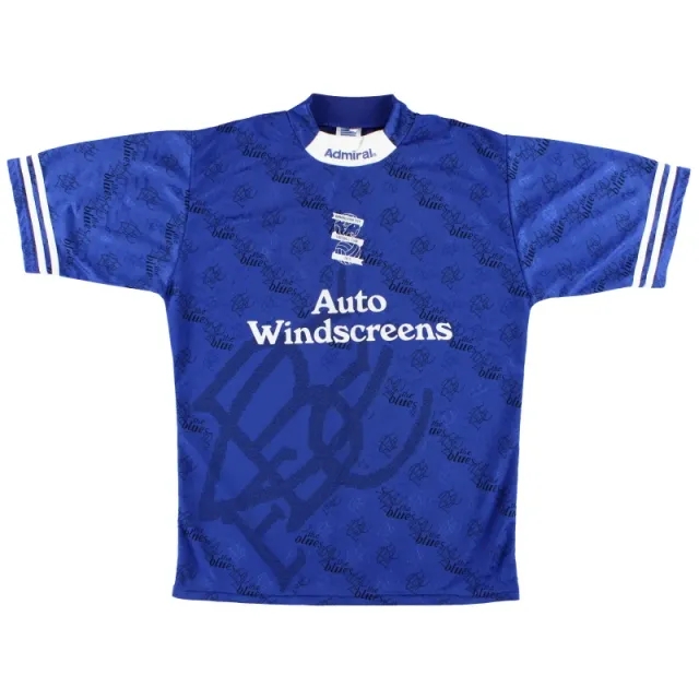 1995-96 Birmingham Admiral Home Shirt M - Birmingham City / Excellent / Medium