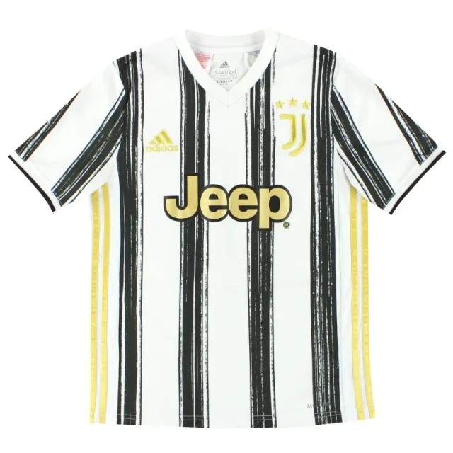 2020-21 Juventus adidas Home Shirt L.Boys - Juventus / Excellent / Large Boys