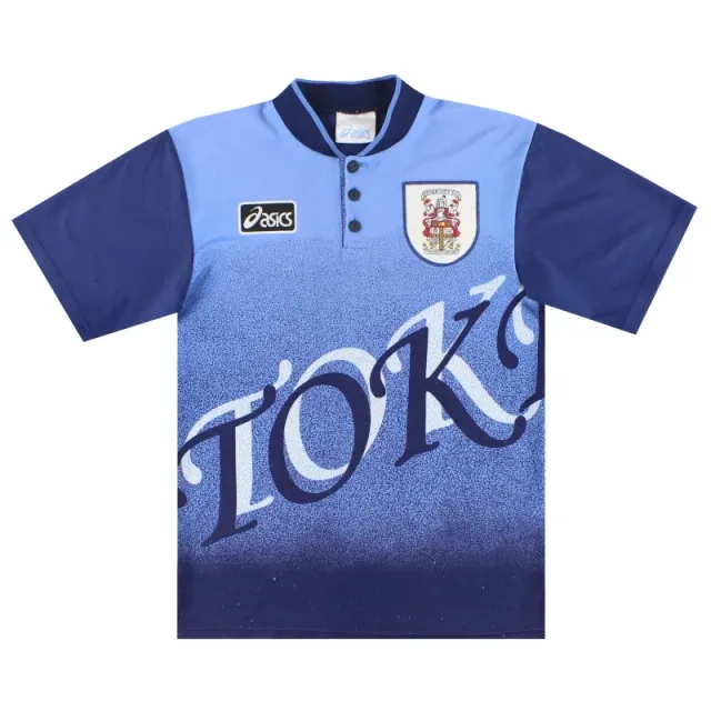 1996-97 Stoke City Asics Away Shirt S - Stoke City / Good / Small