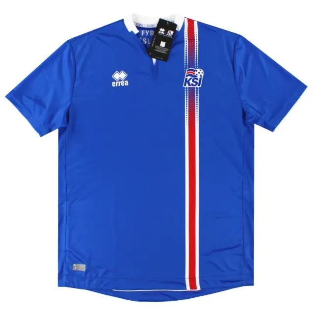 2016-17 Iceland Errea Home Shirt *w/tags* - Other European / w/tags / XL