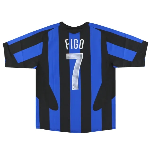 2005-06 Inter Milan Nike Home Shirt Figo #7 S - Inter Milan / Excellent / Small