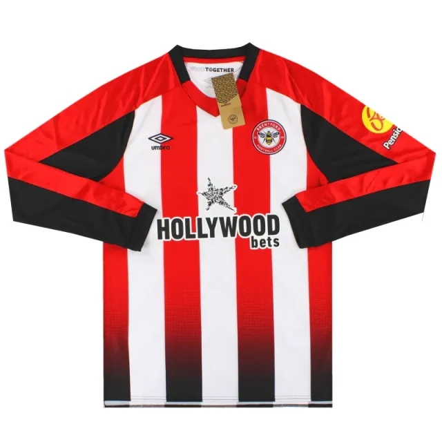 2023-25 Brentford Umbro Home Shirt L/S *w/tags* L - Brentford / w/tags / Large