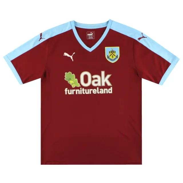 2015-16 Burnley Puma Home Shirt L - Burnley / Excellent / Large