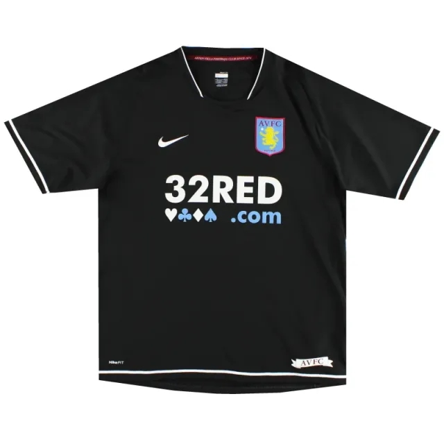 2007-08 Aston Villa Nike Third Shirt M - Aston Villa / Excellent / Medium