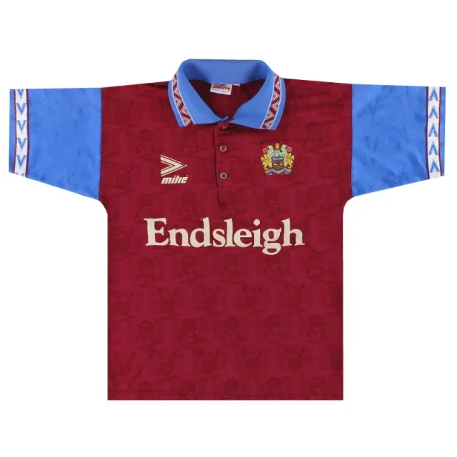 1995-96 Burnley Mitre Home Shirt XS - Burnley / Very good / XS