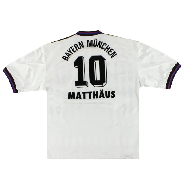 1996-98 Bayern Munich adidas Away Shirt Matthaus #10 XL - Bayern Munich / Excellent / XL