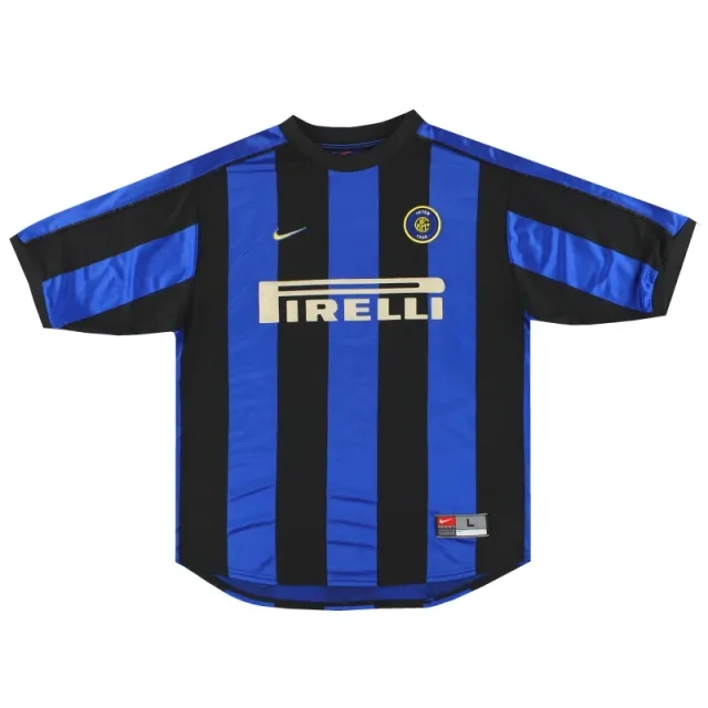 1999-00 Inter Milan Nike Home Shirt #2 L - Inter Milan / Excelelnt / Large