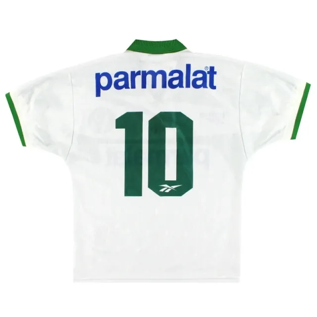1996 Palmeiras Reebok Away Shirt #10 S - Central and South American Clubs / Excellent / Small