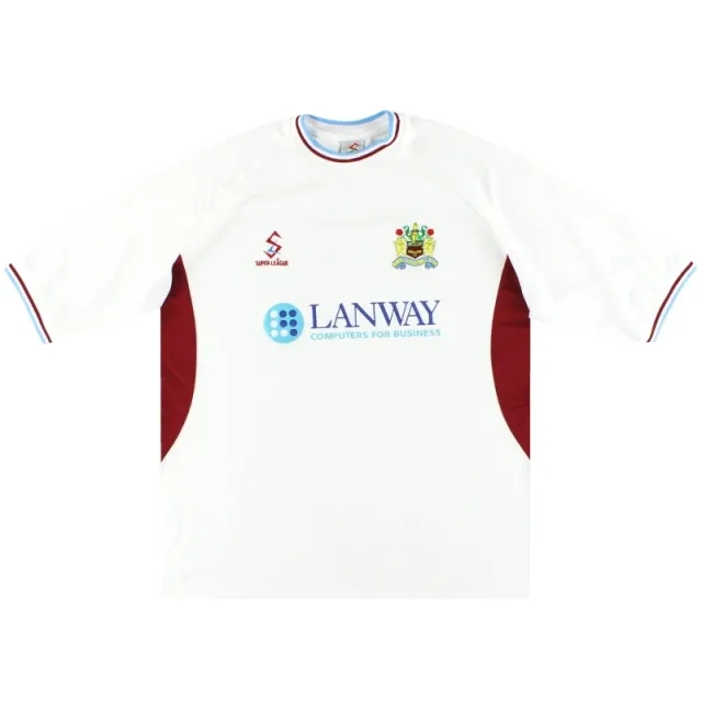 2001-02 Burnley Super League Away Shirt XXL - Burnley / Excellent / XXL