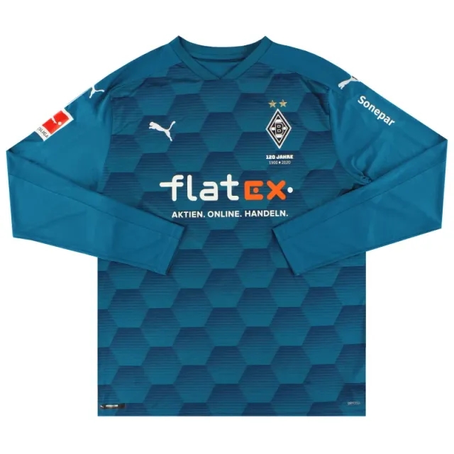 2020-21 Borussia Monchengladbach Puma Goalkeeper Shirt Sommer #1 *Mint* XXXL - Borussia Monchengladbach / Mint / XXXL