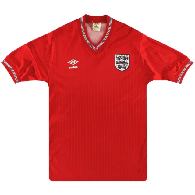1984-87 England Umbro Away Shirt *Mint* L.Boys - England / Mint / Large Boys
