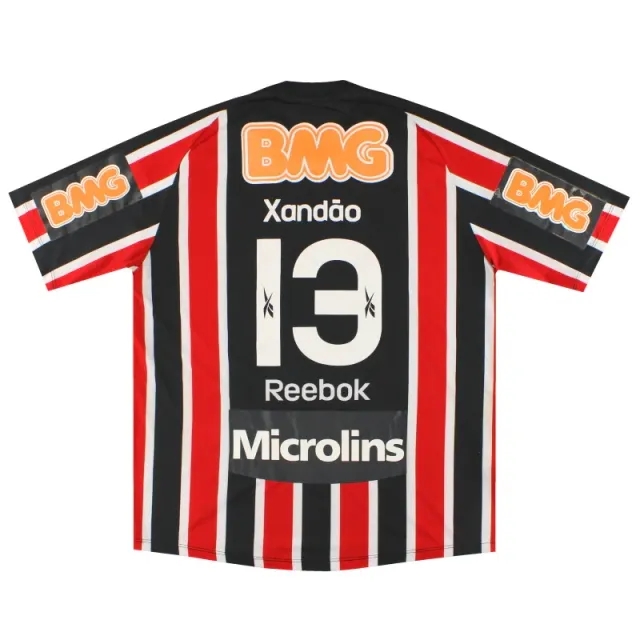 2010 Sao Paulo Reebok Match Issue Away Shirt Xandao #13 L - Central and South American Clubs / Excellent / Large