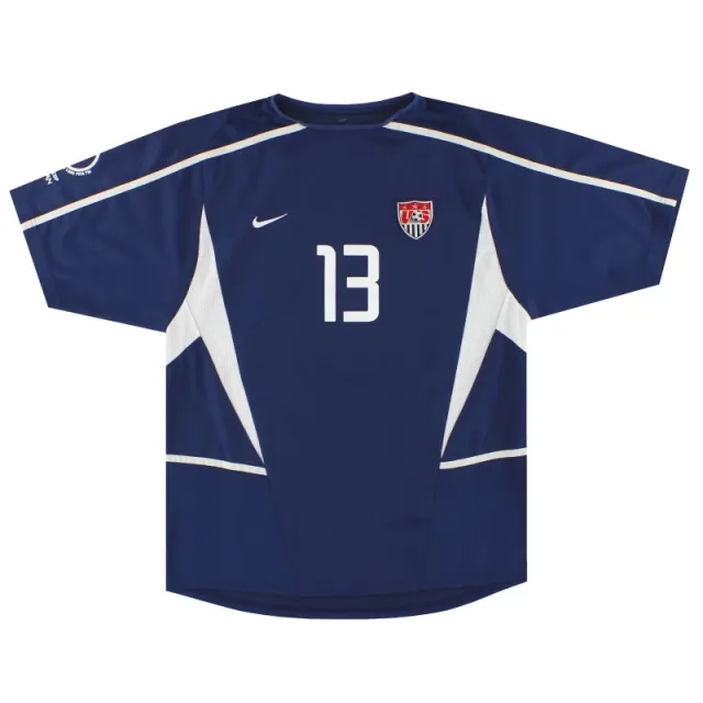 2002-04 USA Nike Away Shirt Jones #13 M - USA / Excellent / Medium