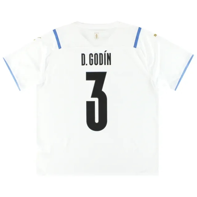 2021-22 Uruguay Puma Away Shirt D.Godin #3 *w/tags* XL - South American / w/tags / XL