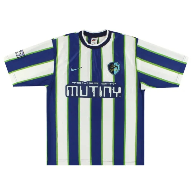 1998-99 Tampa Bay Mutiny Nike Away Shirt M - USA Soccer Clubs / Excellent / Medium