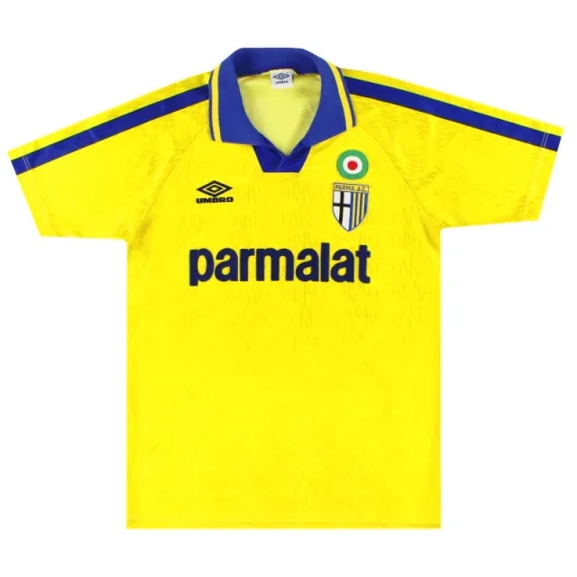 1992-93 Parma Umbro Away Shirt M - Other Italian Clubs / Excellent / Medium