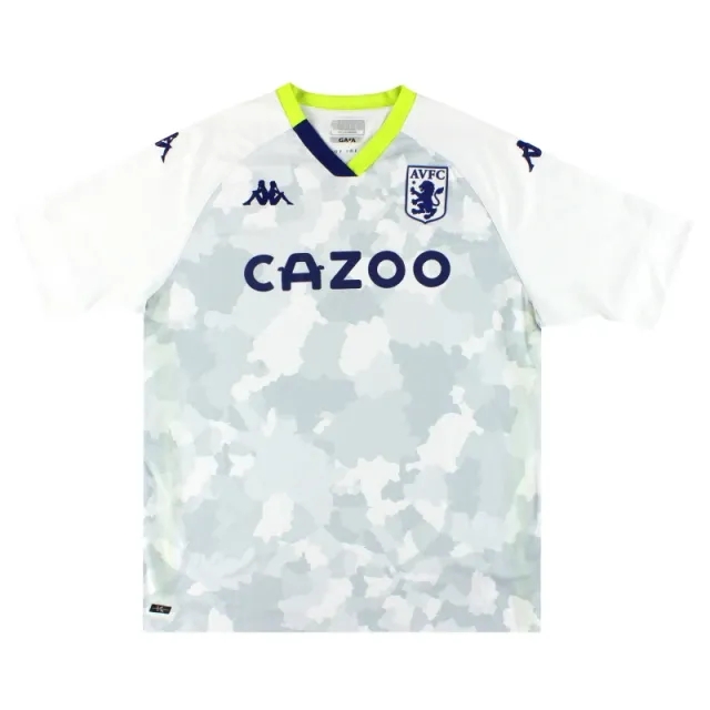 2020-21 Aston Villa Kappa Kombat Third  Shirt XXXL - Aston Villa / Excellent / XXXL