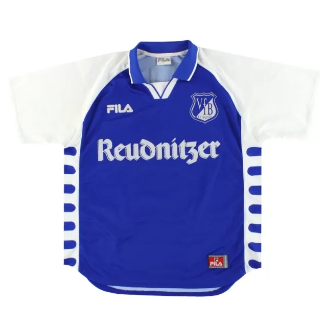 2000-01 VFB Leipzig Fila Home Shirt M - Hamburg / Excellent / Medium