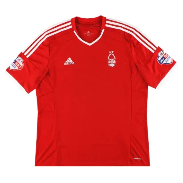 2014-15 Nottingham Forest adidas Match Issue Home Shirt Veldwijk #14 XL - Nottingham Forest / Excellent / XL