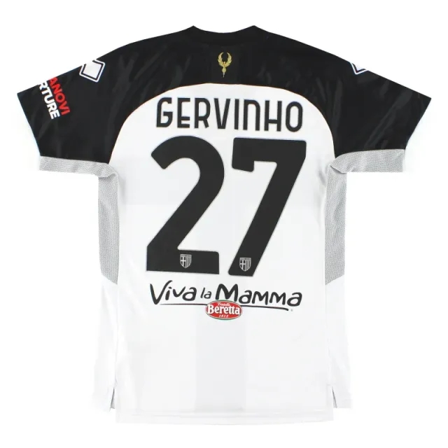 2020-21 Parma Errea Home Shirt Gervinho #27 M - Parma / Excellent / Medium