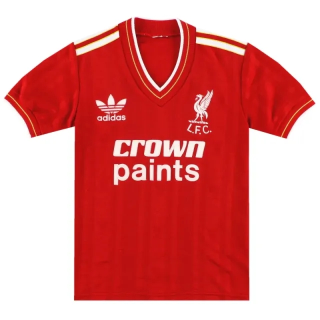 1985-87 Liverpool adidas Home Shirt L.Boys - Liverpool / Excellent / Large Boys