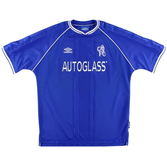 1999-01 Chelsea Umbro Home Shirt L - Chelsea / Excellent / Large