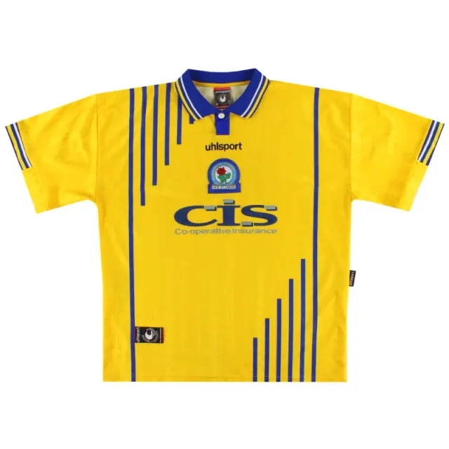 1998-00 Blackburn uhlsport Away Shirt *Mint* L - Blackburn Rovers / Excellent / Large