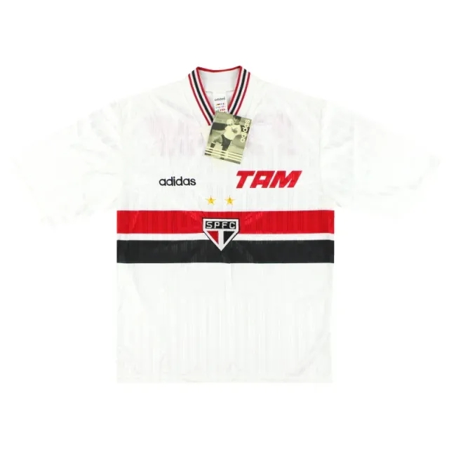 1996 Sao Paulo adidas Home Shirt *w/tags* M - Central and South American Clubs / w/tags / Medium