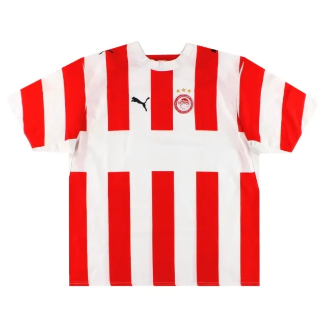 2006-07 Olympiakos Puma Home Shirt XL - Olympiakos / Excellent / XL