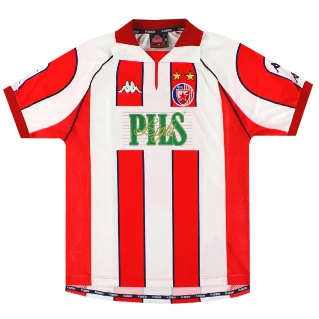 1998-00 Red Star Belgrade Kappa Home Shirt *w/tags* M - Other European Clubs / w/tags / Medium