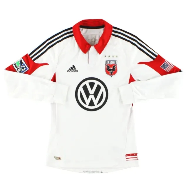 2012-13 DC United adidas 'Formotion' Away Shirt L/S S - USA Soccer Clubs / Excellent / Small