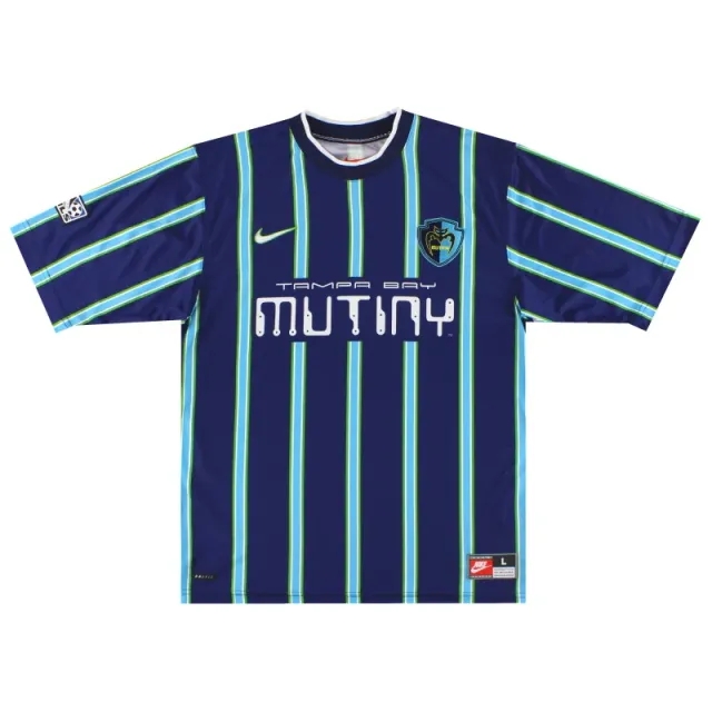 1998-99 Tampa Bay Mutiny Nike Home Shirt *Mint* L - USA Soccer Clubs / Mint / Large