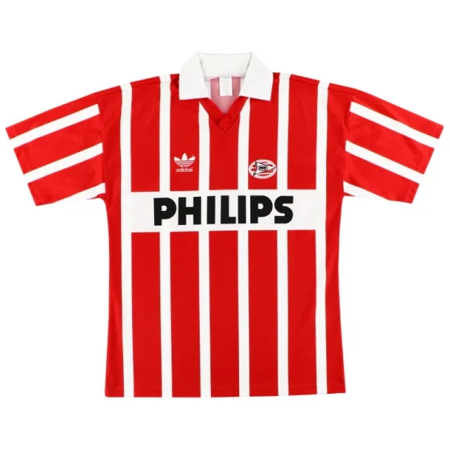 1990-92 PSV Eindhoven adidas Home Shirt #9 (Romario) *Mint* XS - PSV / Mint / XS