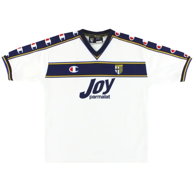 2001-02 Parma Champion Away Shirt XL - Parma / Excellent / XL