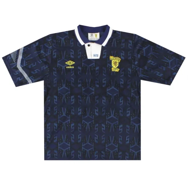 1991-94 Scotland Umbro Home Shirt L - Scotland / Excellent / Large