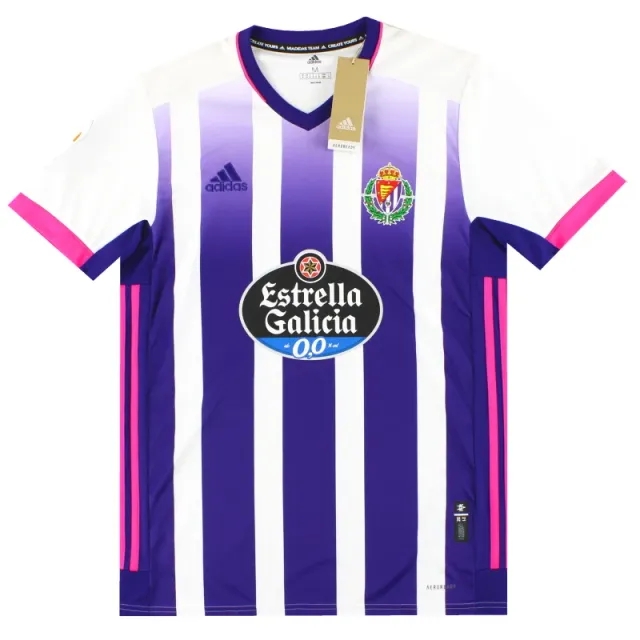 2020-21 Real Valladolid adidas Authentic Home Shirt *w/tags* M - Other Spanish Clubs / w/tags / Medium