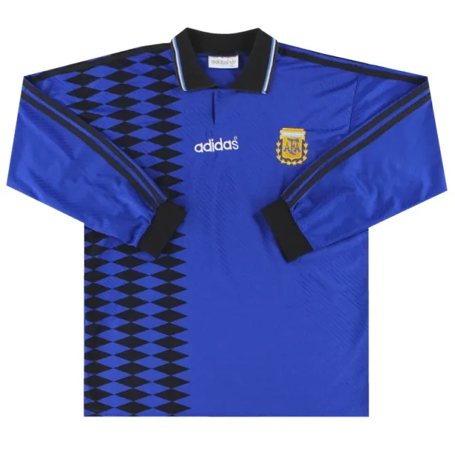 1994-95 Argentina adidas Away Shirt L/S S - Argentina / Excellent / Small