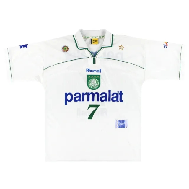 1999 Palmeiras Away Shirt #7 *Mint* XL - Central and South American Clubs / Mint / XL