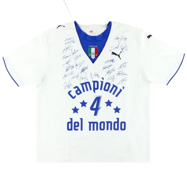 2006-07 Italy Puma 'Campioni Del Mundo' Away Shirt XXL - Italy / Excellent / XXL