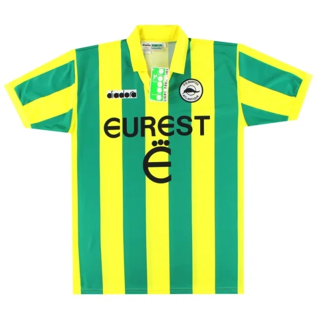 1994-95 Nantes Diadora Home Shirt *w/tags* L - Other French Clubs / w/tags / Large