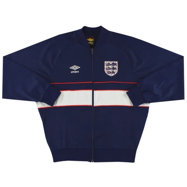 1984-87 England Umbro Track Jacket S - England / Excelelnt / Small